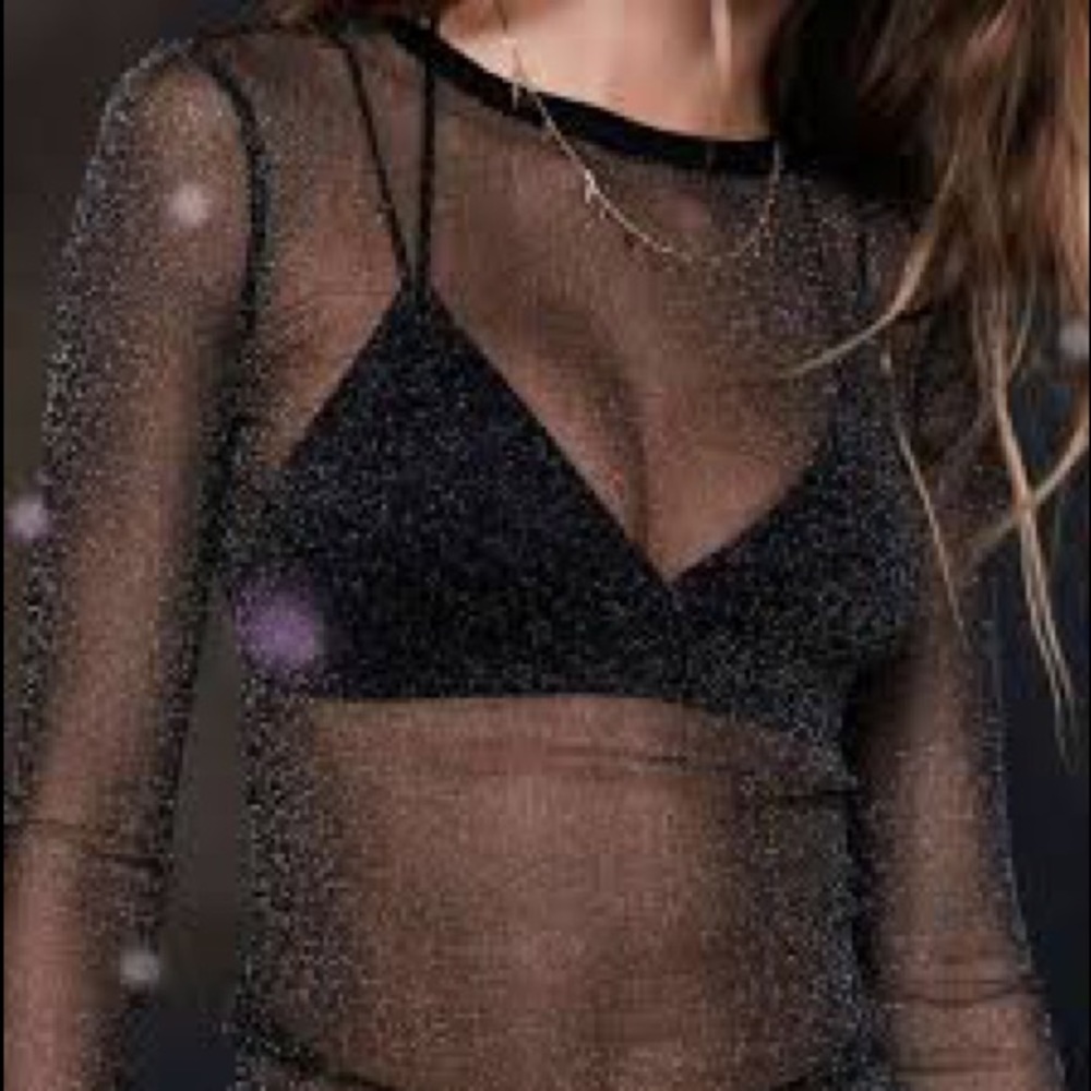 Mesh night out top